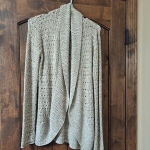 Gold and white cardigan